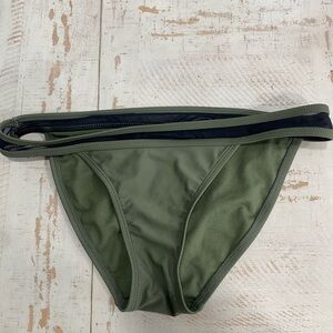 Express Olive Green Bathing Suit Bottom